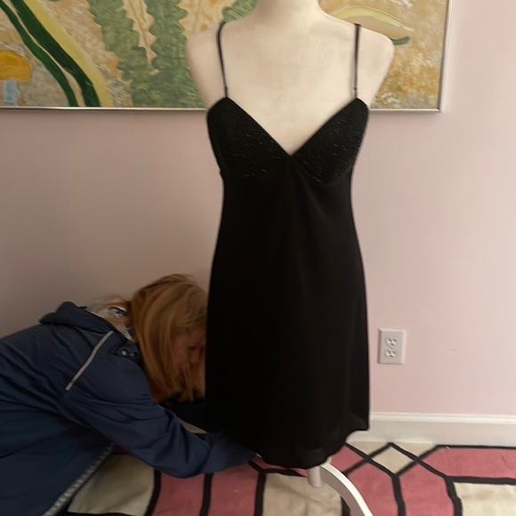 GORGEOUS LBD Beaded Bra Strappy from Barney’s - Picture 5 of 14